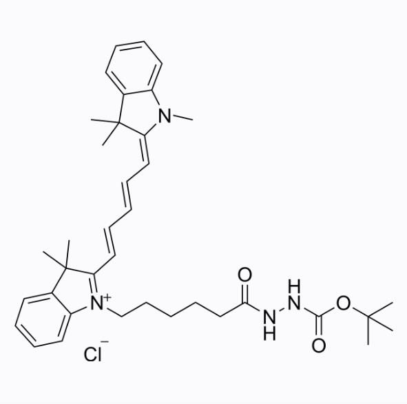 花青素Cy5 Boc-hydrazide chloride,Cyanine5 Boc-hydrazide chloride;Cy5 Boc-hydrazide chloride