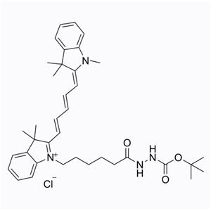 花青素Cy5 Boc-hydrazide chloride,Cyanine5 Boc-hydrazide chloride;Cy5 Boc-hydrazide chloride