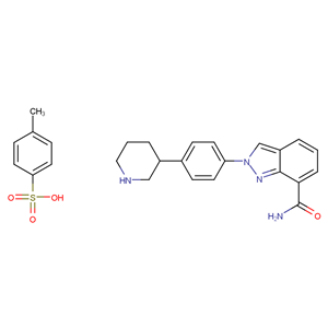 (3S)-3-[4-[7-(氨基羰基)-2H-吲唑-2-基]苯基]哌啶对甲苯磺酸盐