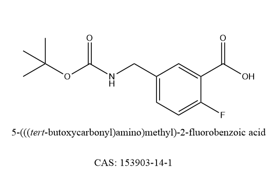 5-(((tert-butoxycarbonyl)amino)methyl)-2-fluorobenzoic acid,5-(((tert-butoxycarbonyl)amino)methyl)-2-fluorobenzoic acid