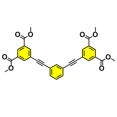 5,5'-（1,3-亞苯基雙（乙炔-2,1-二基））二異鄰苯二甲酸四甲酯,tetramethyl 5,5'-(1,3-phenylenebis(ethyne-2,1-diyl))diisophthalate