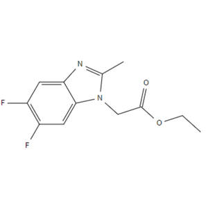 Ethyl 5,6-difluoro-2-methyl-1H-benzimidazole-1-acetate,Ethyl 5,6-difluoro-2-methyl-1H-benzimidazole-1-acetate