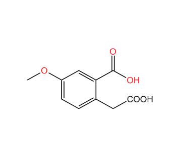 2-羧甲基-5-甲氧基苯甲酸,2-(carboxymethyl)-5-methoxybenzoic acid