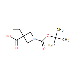 1-(叔丁氧羰基)-3-氟甲基)氮雜環(huán)丁烷-3-羧酸,1-(tert-Butoxycarbonyl)-3-(fluoromethyl)azetidine-3-carboxylic acid