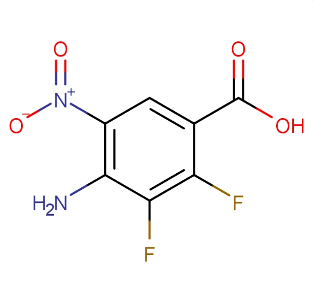 4-氨基-2,3-二氟-5-硝基苯甲酸,4-Amino-2,3-difluoro-5-nitro-benzoic acid