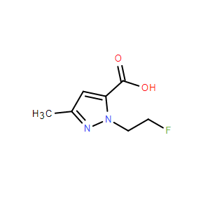 1-(2-氟乙基)-3-甲基-1H-吡唑-5-羧酸