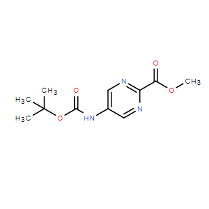 5-(叔丁氧羰基)氨基嘧啶 -2-羧酸甲酯,Methyl 5-((tert-butoxycarbonyl)amino)pyrimidine-2-carboxylate