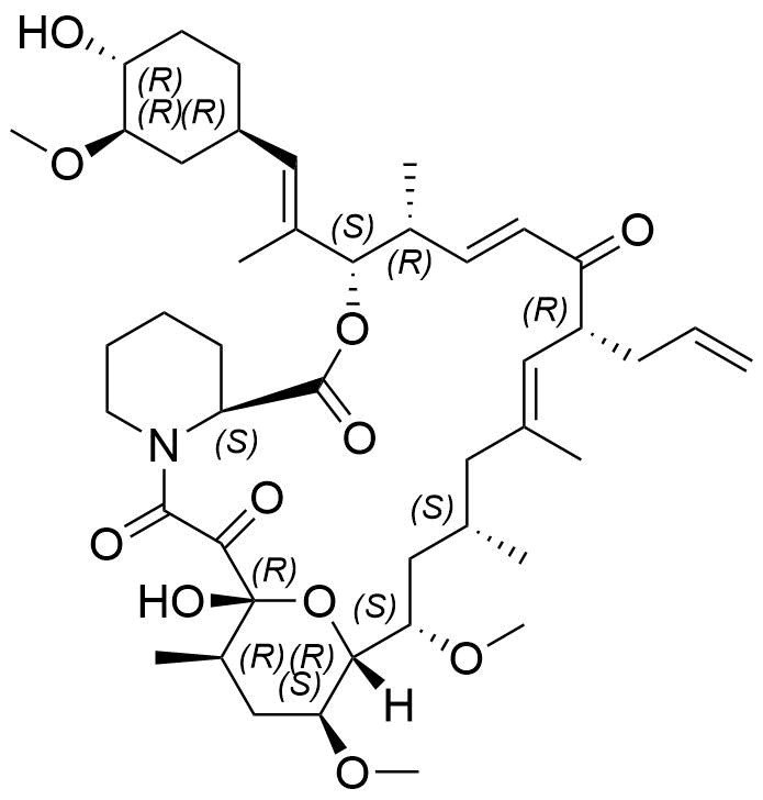 他克莫司EP雜質(zhì)I;他克莫司二烯雜質(zhì),Tacrolimus Diene; Tacrolimus EP Impurity I