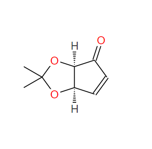 (3aR,6aR)-2,2-二甲基四氫-3aH-環(huán)戊二烯并[d][1,3]二氧雜環(huán)戊烯-4(6aH)-酮,(-)-(3AR,6AR)-3A,6A-DIHYDRO-2,2-DIMETHYL-4H-CYCLOPENTA-1.3-DI0XOL-4-0NE