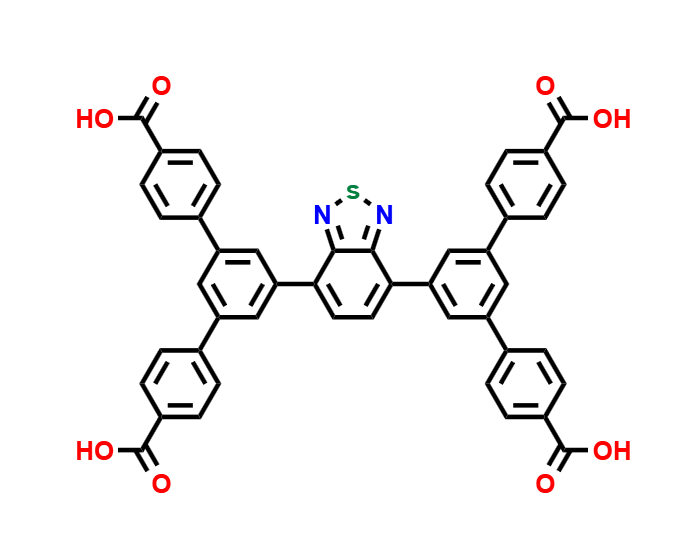 4,7-二(3,5-二(4-羧基苯基)苯基)-2,1,3-苯并噻二唑