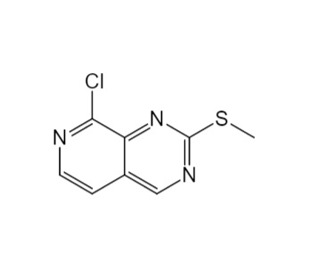 8-氯-2-(甲巰基)吡啶并[3,4-d]嘧啶,8-chloro-2-(methylthio)pyrido[3,4-d]pyrimidine