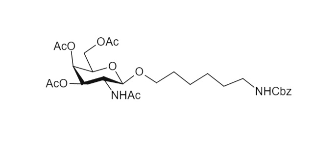 N-[6-[[3,4,6-三-O-乙?；?2-(乙酰氨基)-2-脫氧-BETA-D-吡喃半乳糖基]氧基]己基]氨基甲酸芐酯,Carbamic acid, N-[6-[[3,4,6-tri-O-acetyl-2-(acetylamino)-2-deoxy-β-D-galactopyranosyl]oxy]hexyl]-, phenylmethyl ester