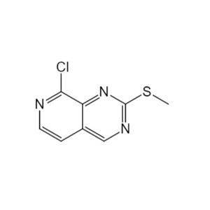 8-氯-2-(甲巰基)吡啶并[3,4-d]嘧啶,8-chloro-2-(methylthio)pyrido[3,4-d]pyrimidine