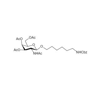 N-[6-[[3,4,6-三-O-乙?；?2-(乙酰氨基)-2-脫氧-BETA-D-吡喃半乳糖基]氧基]己基]氨基甲酸芐酯