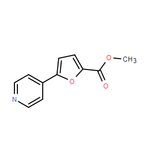 5-(吡啶-4-基)呋喃-2-羧酸甲酯,Methyl 5-(pyridin-4-yl)furan-2-carboxylate