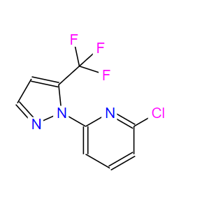 2-氯-6-(5-三氟甲基吡唑-1-基)吡啶,2-Chloro-6-(5-trifluoromethylpyrazol-1-yl)pyridine