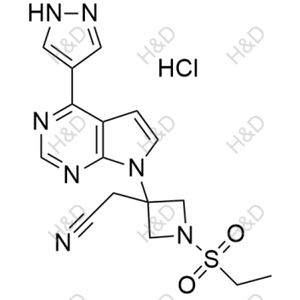 Baricitinib Impurity 27(Hydrochloride)	巴瑞替尼雜質(zhì)27(鹽酸鹽)	2402776-83-2