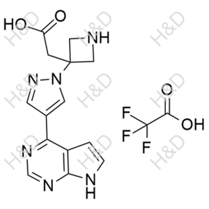 2-(3-(4-(7H-pyrrolo[2,3-d]pyrimidin-4-yl)-1H-pyrazol-1-yl)azetidin-3-yl)acetic acid	巴瑞替尼杂质48