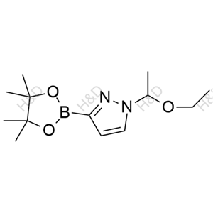 巴瑞替尼雜質(zhì)72,1-(1-ethoxyethyl)-3-(4,4,5,5-tetramethyl-1,3,2-dioxaborolan-2-yl)-1H-pyrazole