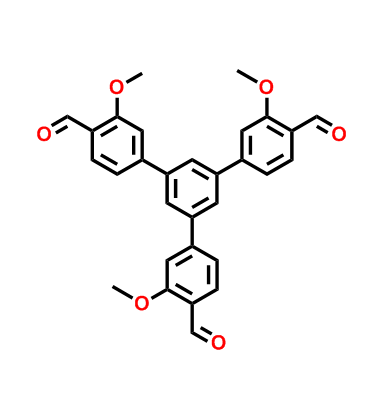 5'-(4-甲?；?3-甲氧基苯基)-3,3''-二甲氧基-[1,1':3',1''-三聯(lián)苯]-4,4''-二甲醛,5'-(4-Formyl-3-methoxyphenyl)-3,3''-dimethoxy-[1,1':3',1''-terphenyl]-4,4''-dicarbaldehyde