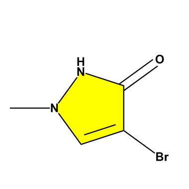 4-溴-1-甲基-1H-吡唑-3(2H)-酮,3H-Pyrazol-3-one, 4-bromo-1,2-dihydro-1-methyl-