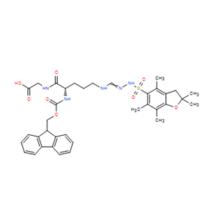 N2-(((9H-芴-9-基)甲氧基)羰基)-Nw-((2,2,4,6,7-五甲基-2,3-二氢苯并呋喃-5-基)磺酰基)-L-精氨酰甘氨酸