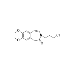 伊伐布雷定雜質(zhì)C,3-(3-chloropropyl)-7,8-dimethoxy-1,3-dihydro-2H-benzo[d]azepin-2-one