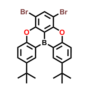 6,8-二溴-2,12-二叔丁基-5,9-二氧雜-13b-硼萘并[3,2,1-de]蒽