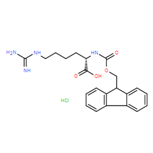 N2-(((9H-芴-9-基)甲氧基)羰基)-N6-甲脒基-L-赖氨酸 盐酸盐