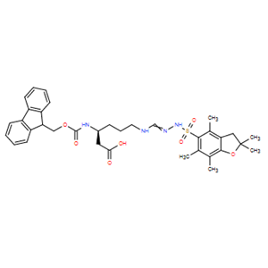 (S)-3-((((9H-芴-9-基)甲氧基)羰基)氨基)-6-(3-((2,2,4,6,7-五甲基-2,3-二氫苯并呋喃-5-基)磺?；?胍基)己酸