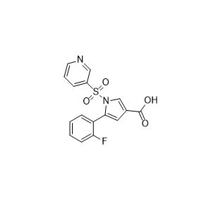 沃諾拉贊雜質(zhì)16,5-(2-fluorophenyl)-1-(pyridin-3-ylsulfonyl)-1H-pyrrole-3-carboxylic acid