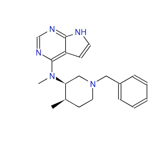 N-甲基-N-((3R,4R)-4-甲基-1-芐基-3-哌啶基)-7H-吡咯并[2,3-D]嘧啶-4-胺,N-((3R,4R)-1-benzyl-4-methylpiperidin-3-yl)-N-methyl-7H-pyrrolo[2,3-d]pyrimidin-4-amine