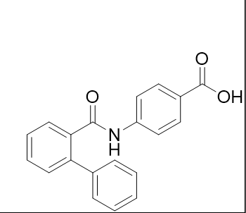 考尼伐坦杂质 D,4-[([1,1'-Biphenyl]-2-carbonyl)amino]benzoic Acid