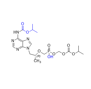 替諾福韋酯雜質(zhì)E,isopropyl (9-((2R)-2-((hydroxy(((isopropoxycarbonyl)oxy) methoxy)phosphoryl)methoxy)propyl)-9H-purin-6-yl)carbamate