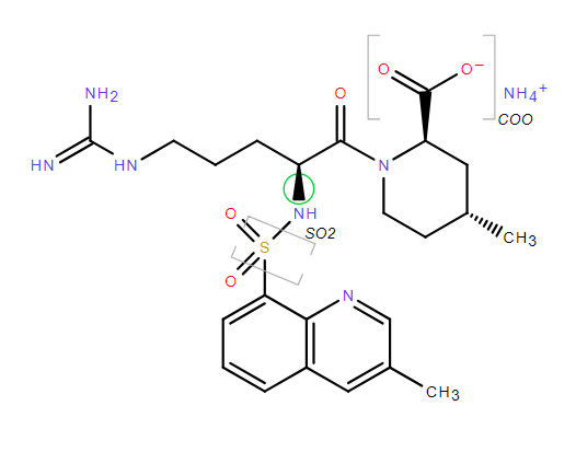 阿加曲班雜質(zhì)C（銨鹽）,ammonium (2R,4R)-4-methyl-1-(((3-methylquinolin-8-yl)sulfonyl)-L-arginyl)piperidine-2-carboxylate