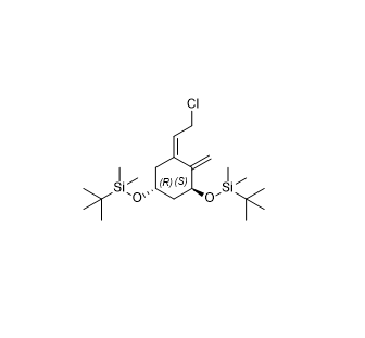 度骨化醇雜質(zhì)23,(((1R,3S,Z)-5-(2-chloroethylidene)-4-methylenecyclohexane-1,3-diyl)bis(oxy))bis(tert-butyldimethylsilane)