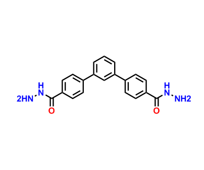 1,1′:3′,1′′-Terphenyl-4,4′′-dicarbohydrazide1,1':3',1''-terphenyl-4,4''-dicarbohydrazide,1,1′:3′,1′′-Terphenyl-4,4′′-dicarbohydrazide