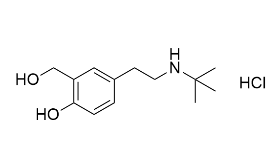 沙丁醇胺雜質(zhì)34,4-(2-(tert-butylamino)ethyl)-2-(hydroxymethyl)phenol hydrochloride