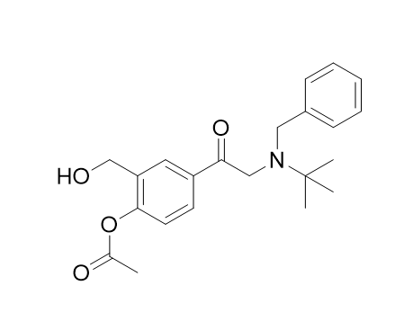 沙丁醇胺雜質33,4-(N-benzyl-N-(tert-butyl)glycyl)-2-(hydroxymethyl)phenyl acetate