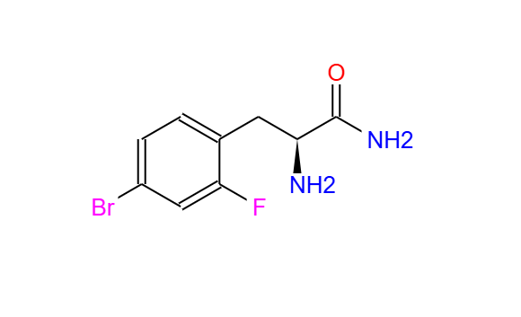 2-氨基-3-(4-溴-2-氟苯基)丙酰胺,(2S)-2-amino-3-(4-bromo-2-fluoro-phenyl)propanamide