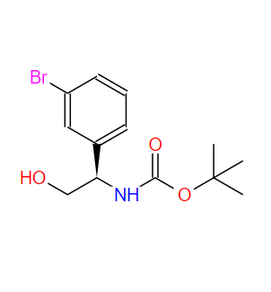 N-BOC-間溴苯甘氨醇,(R)-tert-Butyl (1-(3-bromophenyl)-2-hydroxyethyl)carbamate