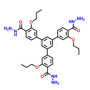 5'-(4-(肼羰基)-3-丙氧基苯基)-3,3''-二丙氧基-[1,1':3',1''-三聯苯]-4,4''-二甲酰肼