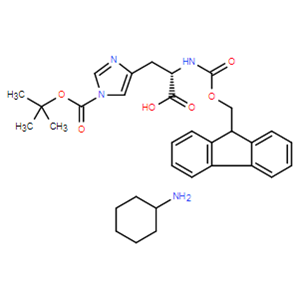 Fmoc-L-His(Boc)-OH CHA,Fmoc-L-His(Boc)-OH CHA
