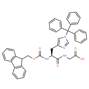 Na-(((9H-芴-9-基)甲氧基)羰基)-N-三苯甲基-L-組氨酰甘氨酸