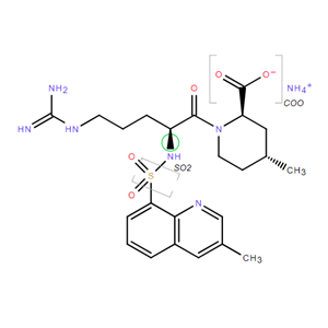 阿加曲班雜質(zhì)C（銨鹽）,ammonium (2R,4R)-4-methyl-1-(((3-methylquinolin-8-yl)sulfonyl)-L-arginyl)piperidine-2-carboxylate