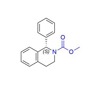 索利那新杂质 11,methyl (S)-1-phenyl-3,4-dihydroisoquinoline-2(1H)-carboxylate