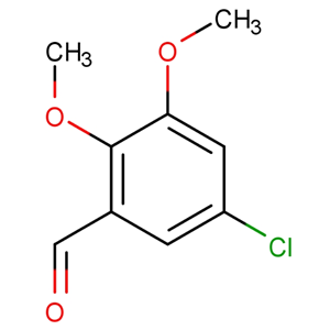 5-氯-2,3-二甲氧基苯甲醛  86232-28-2  5-Chloro-2,3-dimethoxybenzaldehyde