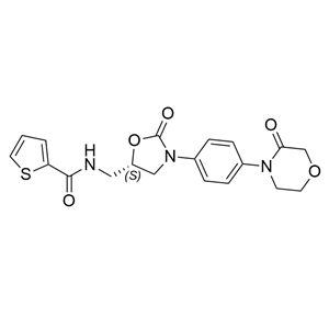 利伐沙班杂质 C,(S)-N-((2-oxo-3-(4-(3-oxomorpholino)phenyl)oxazolidin-5-yl)methyl) thiophene-2-carboxamide