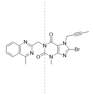 利格列汀雜質(zhì) A,8-bromo-7-(but-2-yn-1-yl)-3-methyl-1-((4-methylquinazolin-2-yl) methyl)-3,7-dihydro-1H-purine-2,6-dione