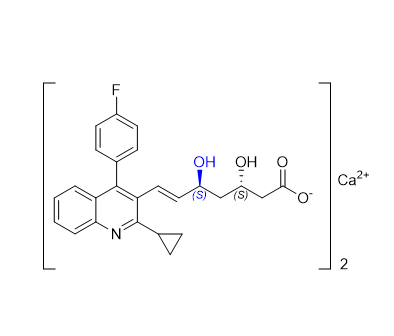 匹伐他汀雜質(zhì) 05,monocalcium bis[(3S,5S,E)-7-(2-cyclopropyl-4-(4-fluorophenyl) quinolin-3-yl)-3,5-dihydroxyhept-6-enoate]